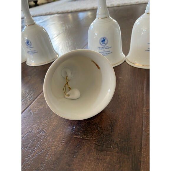 Vintage Norman Rockwell Bells (Set of 6) - Picture 3 of 4